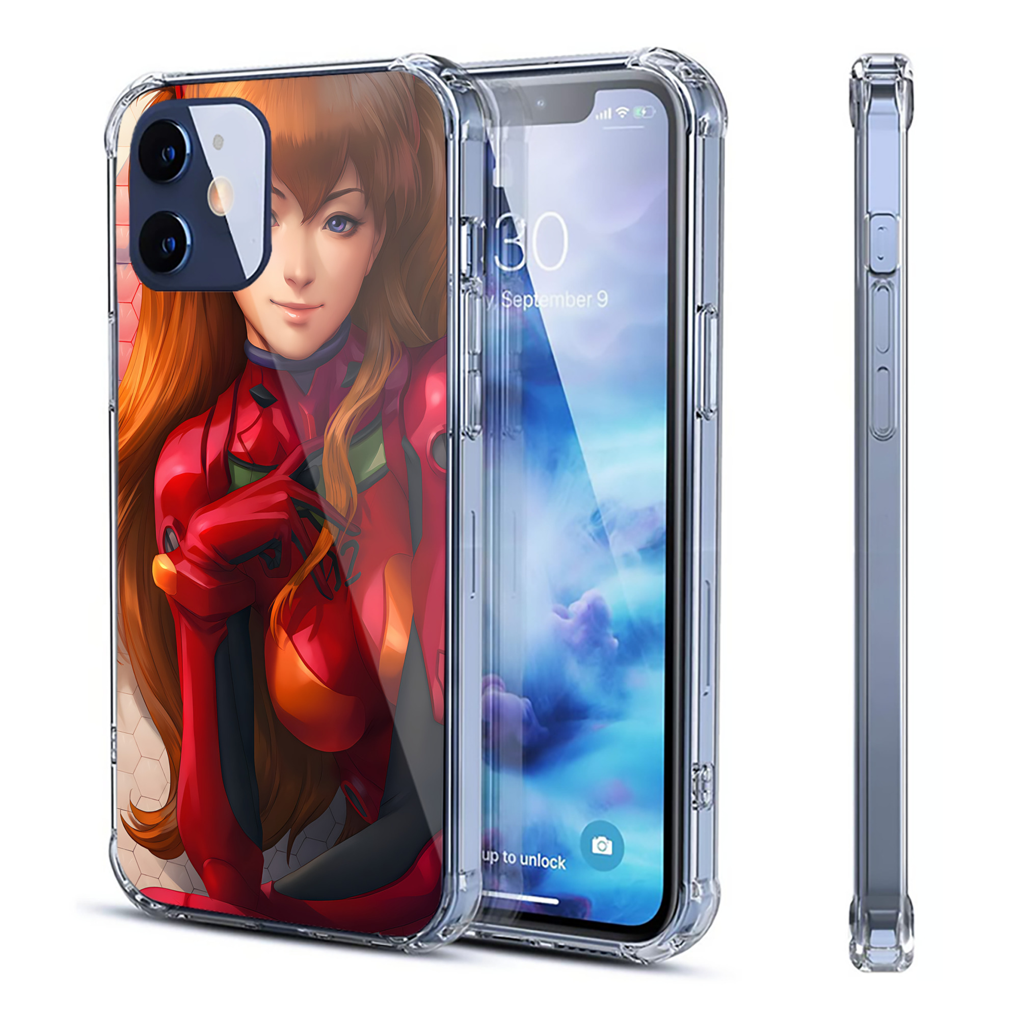 （画像用） EVA 新世紀エヴァンゲリオン 【iPhone 12シリーズ対応】透明スマホケース（クリアソフトケース）